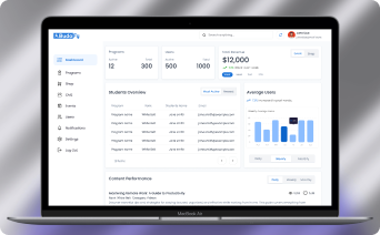 Students love clear course layouts, and instructors enjoy controlled access by rank.